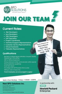 Outsourcing BPO Job Philippines